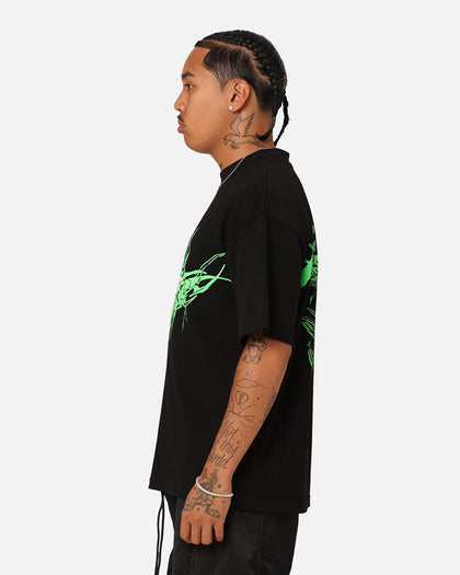 Loiter Lotus Oversized T-Shirt Black