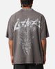 Loiter Lotus Oversized T-Shirt Charcoal Grey