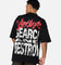 Loiter Search And Destroy Oversized T-Shirt Black