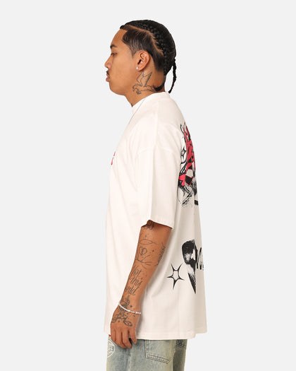 Loiter Sketchbook Oversized T-Shirt Off White