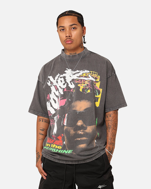 Loiter Summer Roots Oversized T-Shirt Charcoal Grey