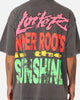 Loiter Summer Roots Oversized T-Shirt Charcoal Grey
