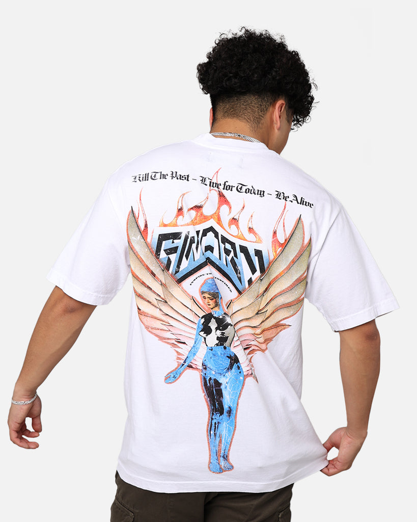 Sworn To Us Pyro Angel T-Shirt White | Culture Kings US