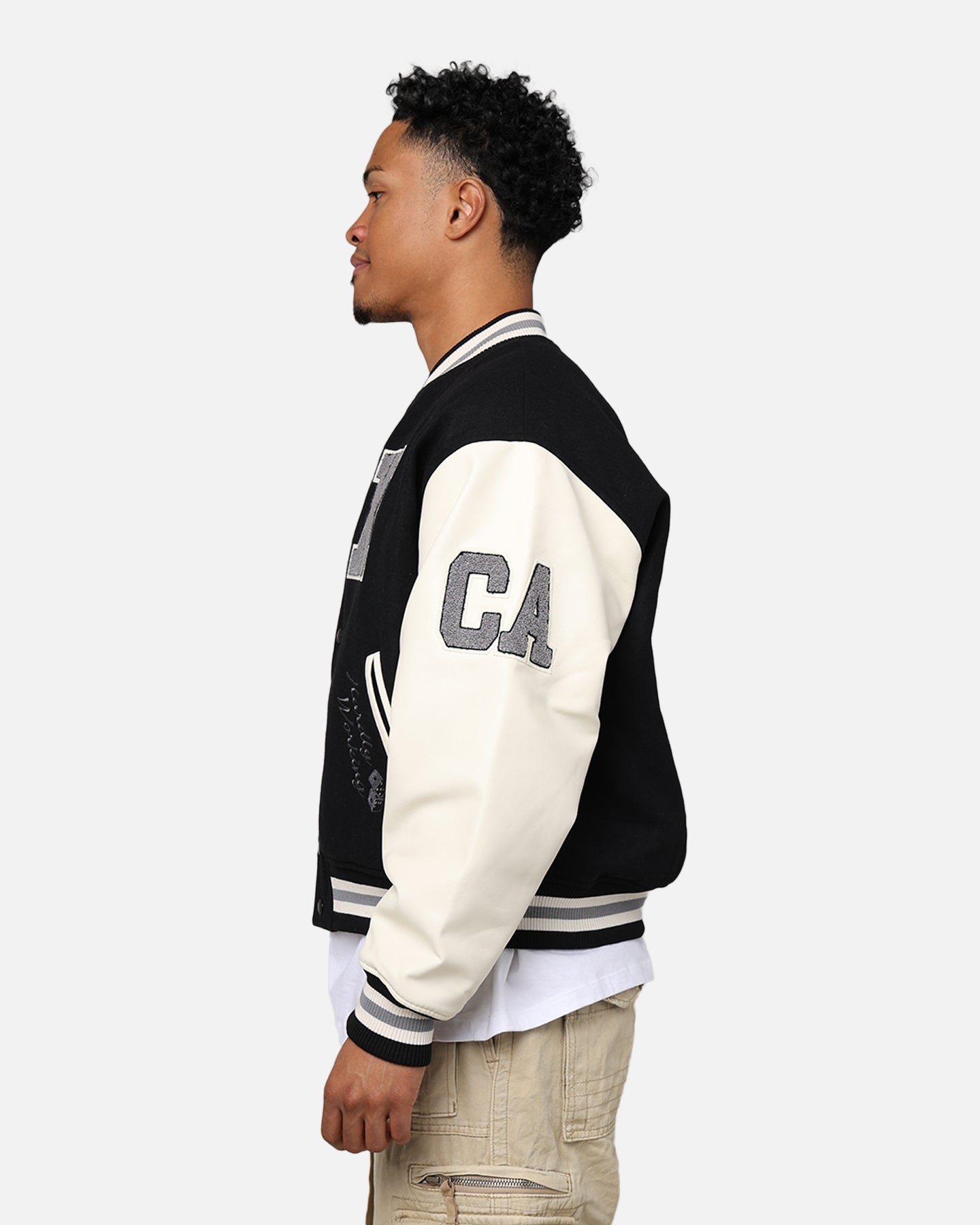 X-Large OG Logo Varsity Jacket Black | Culture Kings US