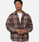 X-Large Quilted Flannel Shirt Brown