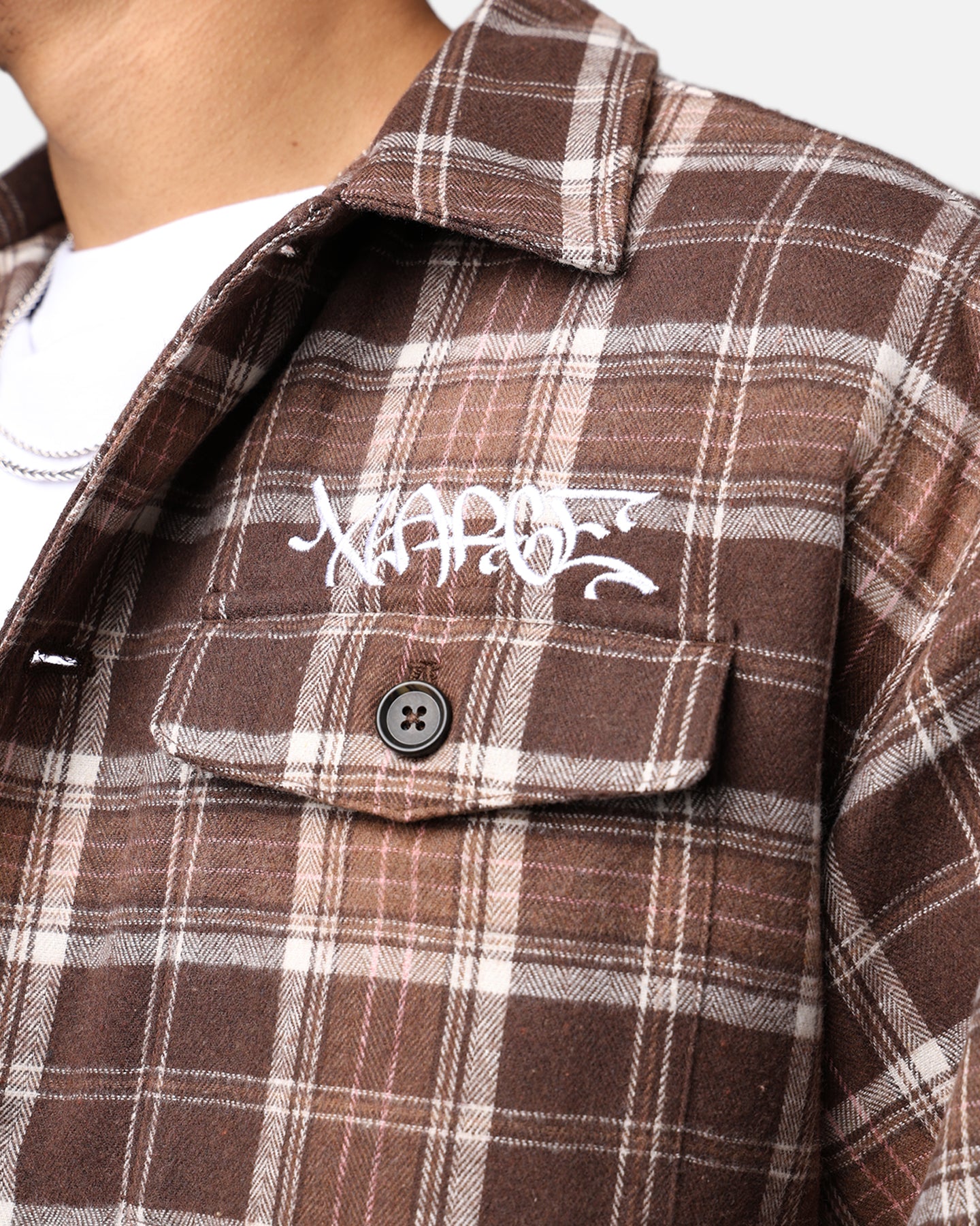 X-Large Quilted Flannel Shirt Brown | Culture Kings US