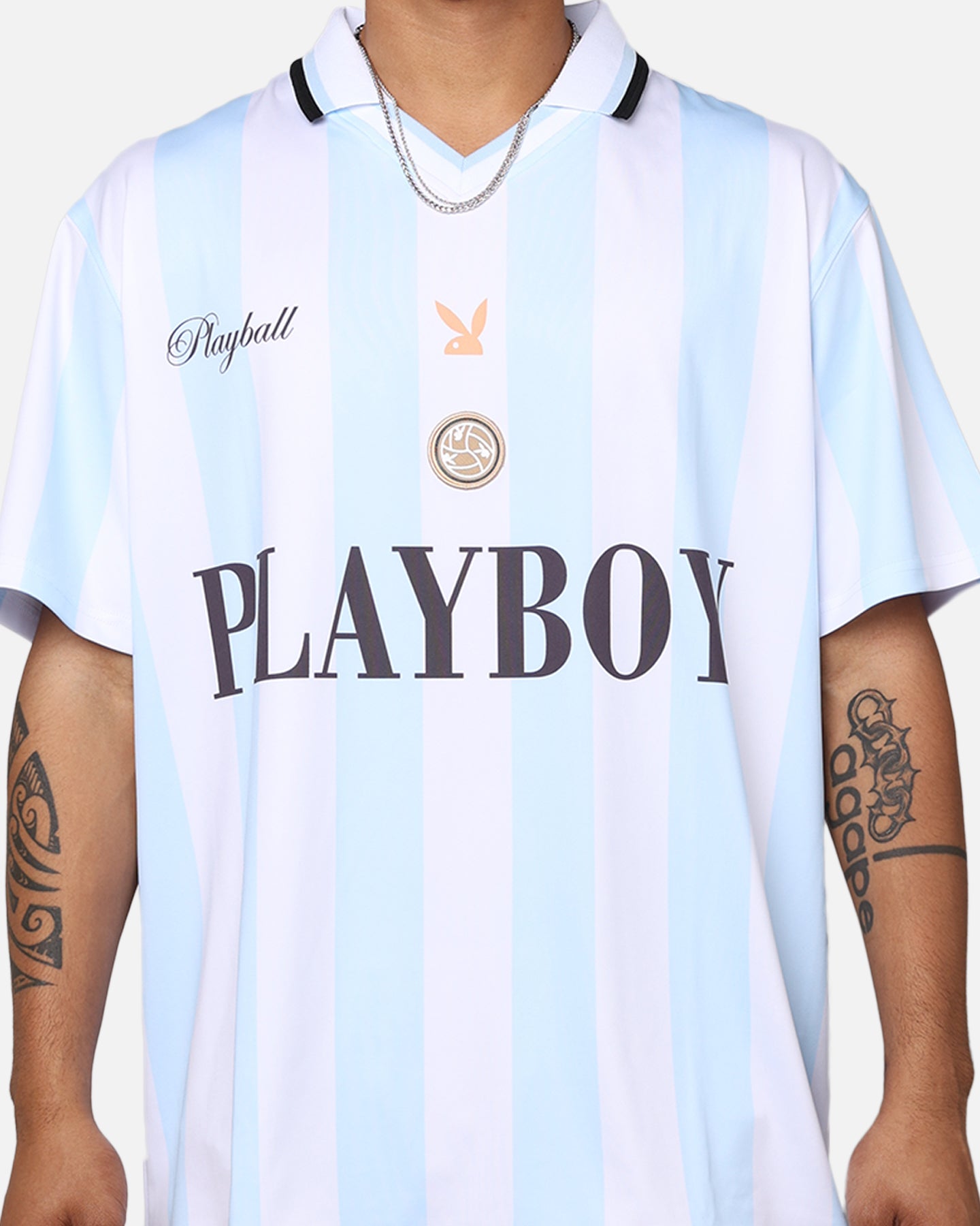 ジャージ playboy soccer jersey Playboy By Culture Kings Bunny Soccer Jersey Blue/White | Culture