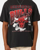 Mitchell & Ness Chicago Bulls Brush Off 2.0 T-Shirt Faded Black