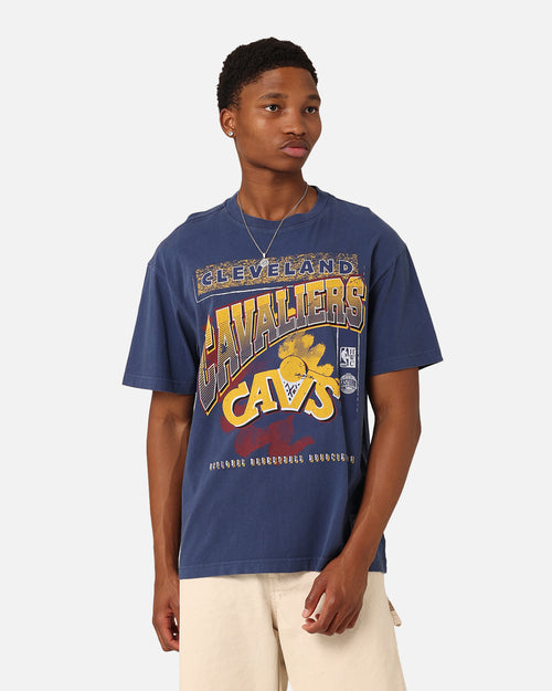 Mitchell & Ness Cleveland Cavaliers Brush Off 2.0 T-Shirt Navy
