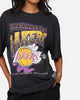Mitchell & Ness Los Angeles Lakers Brush Off 2.0 T-Shirt Faded Black