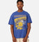 Mitchell & Ness Golden State Warriors Brush Off 2.0 T-Shirt Blue