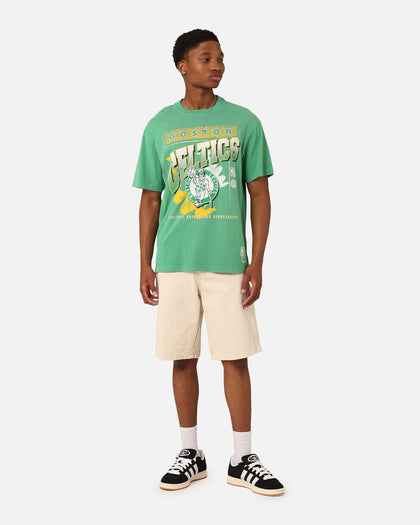 Mitchell & Ness Boston Celtics Brush Off 2.0 T-Shirt Green