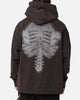 Ksubi X Trippie Redd Skeleton Biggie Hoodie Faded Black