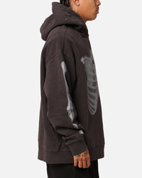 Ksubi X Trippie Redd Skeleton Biggie Hoodie Faded Black