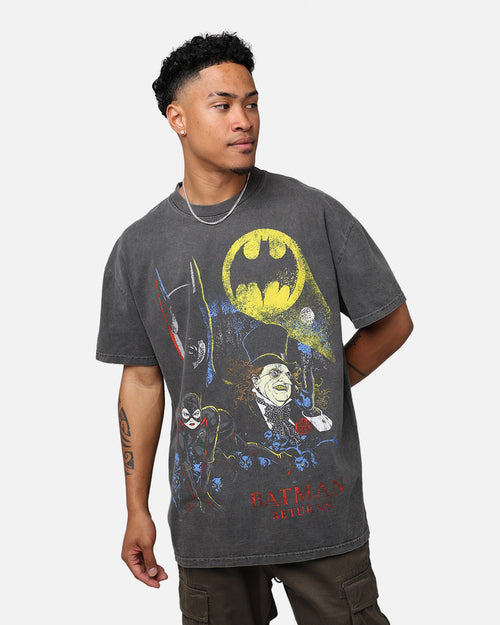American Thrift X DC '92 Batman Heavyweight Vintage T-Shirt Washed Black