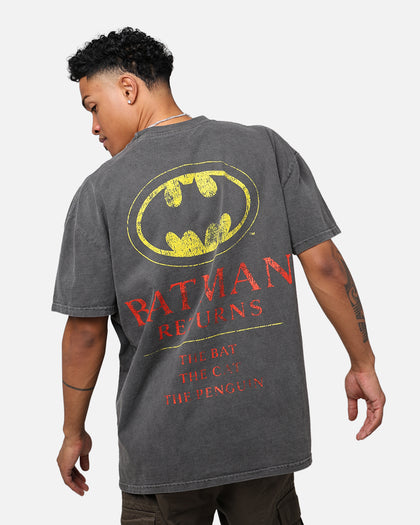 American Thrift X DC '92 Batman Heavyweight Vintage T-Shirt Washed Black