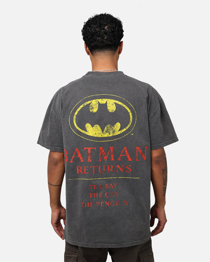 American Thrift X DC '92 Batman Heavyweight Vintage T-Shirt Washed Black