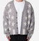 MNML Mohair Cardigan Sweater Grey