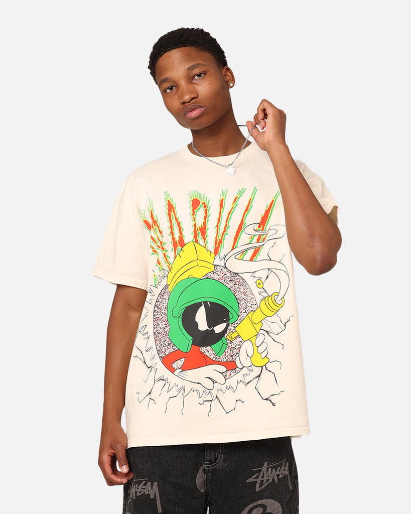 American Thrift X Warner Bros. Marvin The Martian Heavyweight T-Shirt Off White