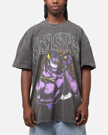 73Studio X Space Jam Monstars Heavyweight Vintage T-Shirt Black Wash