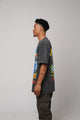 American Thrift X Looney Tunes Taz Motorcycles Heavyweight Vintage T-Shirt Black Wash