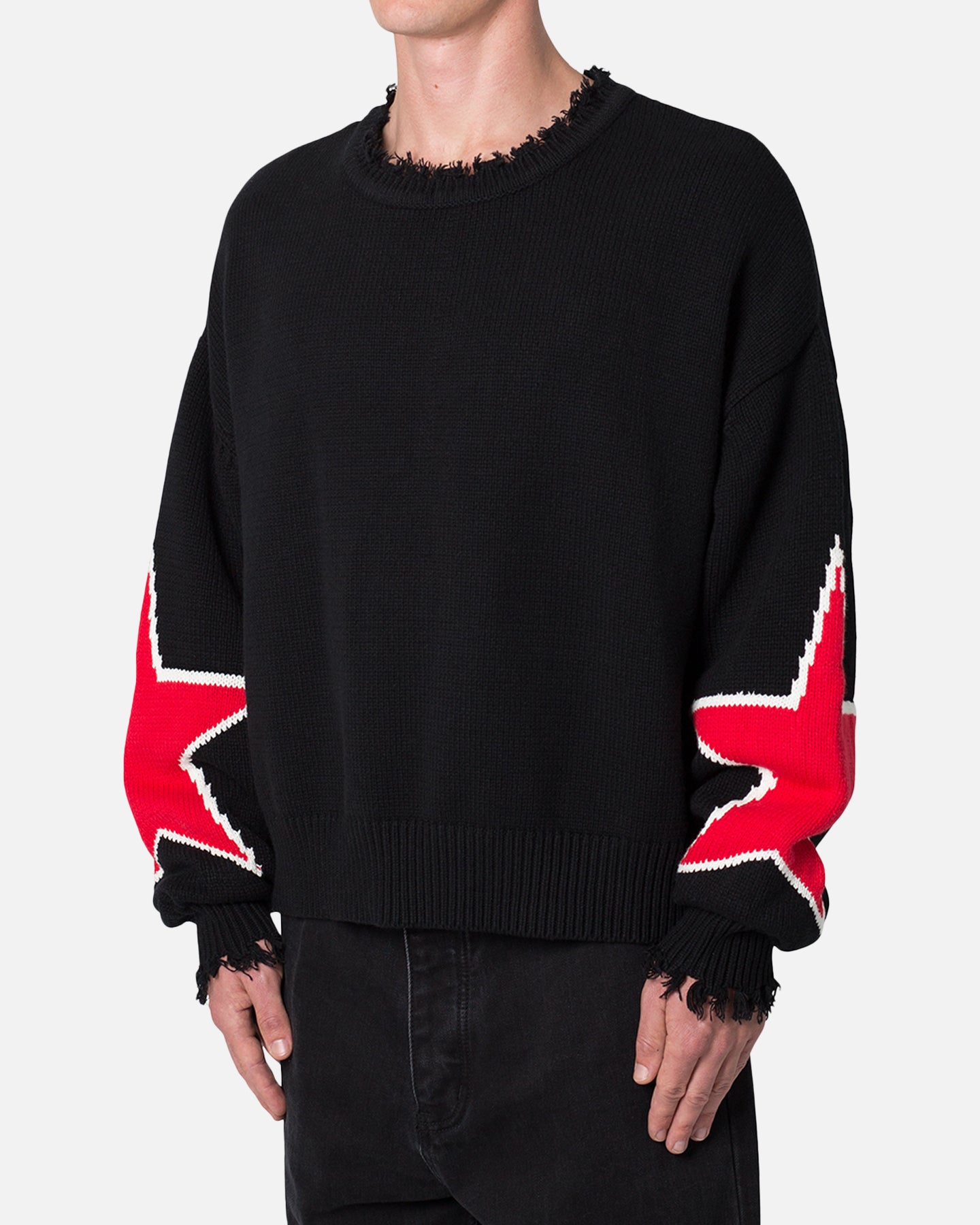 MNML Star Sweater Black | Culture Kings US