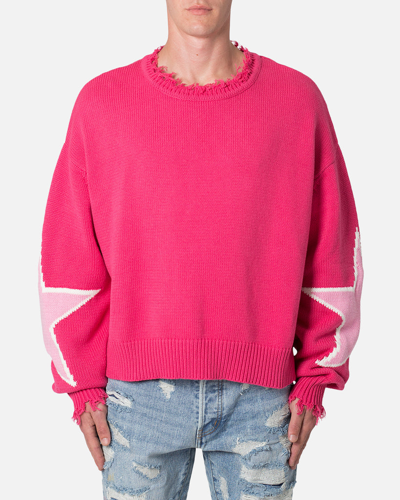 MNML Star Sweater Pink | Culture Kings US