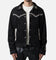 MNML Suede Collared Jacket Black