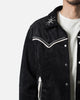 MNML Suede Collared Jacket Black