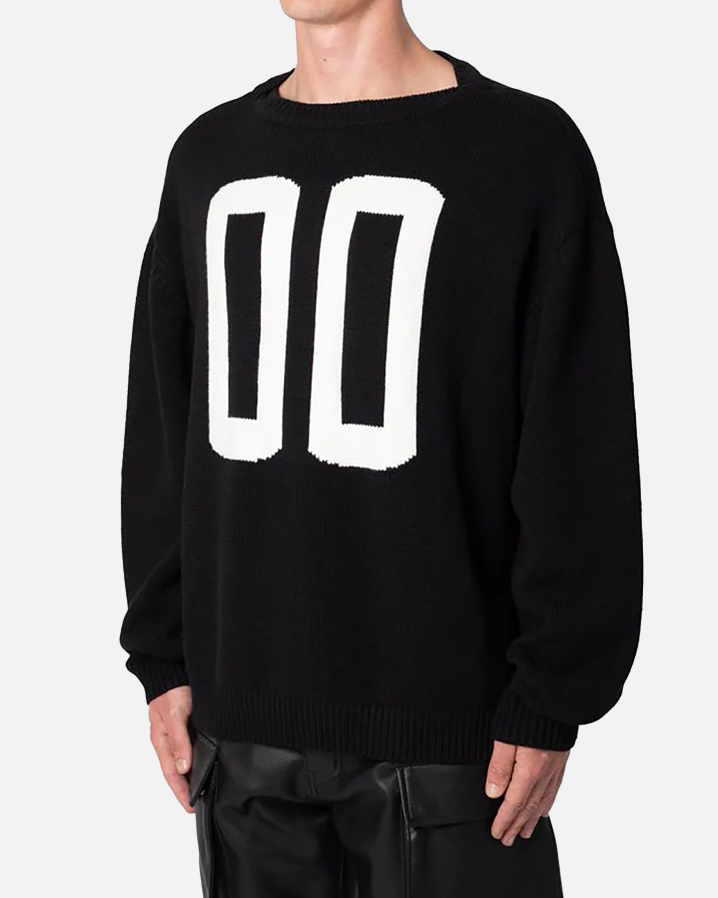 MNML Varsity Knit Sweater Black | Culture Kings US