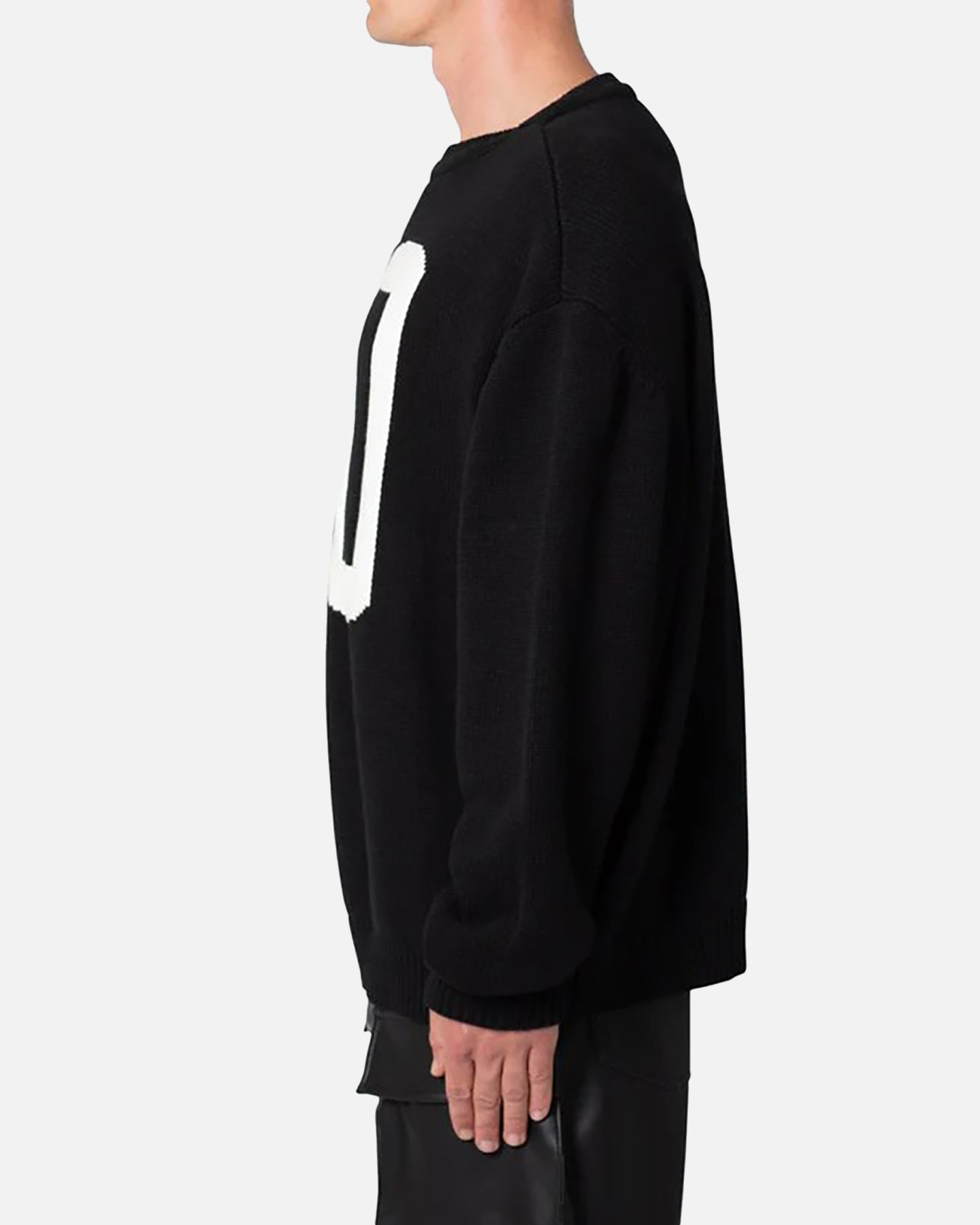MNML Varsity Knit Sweater Black | Culture Kings US