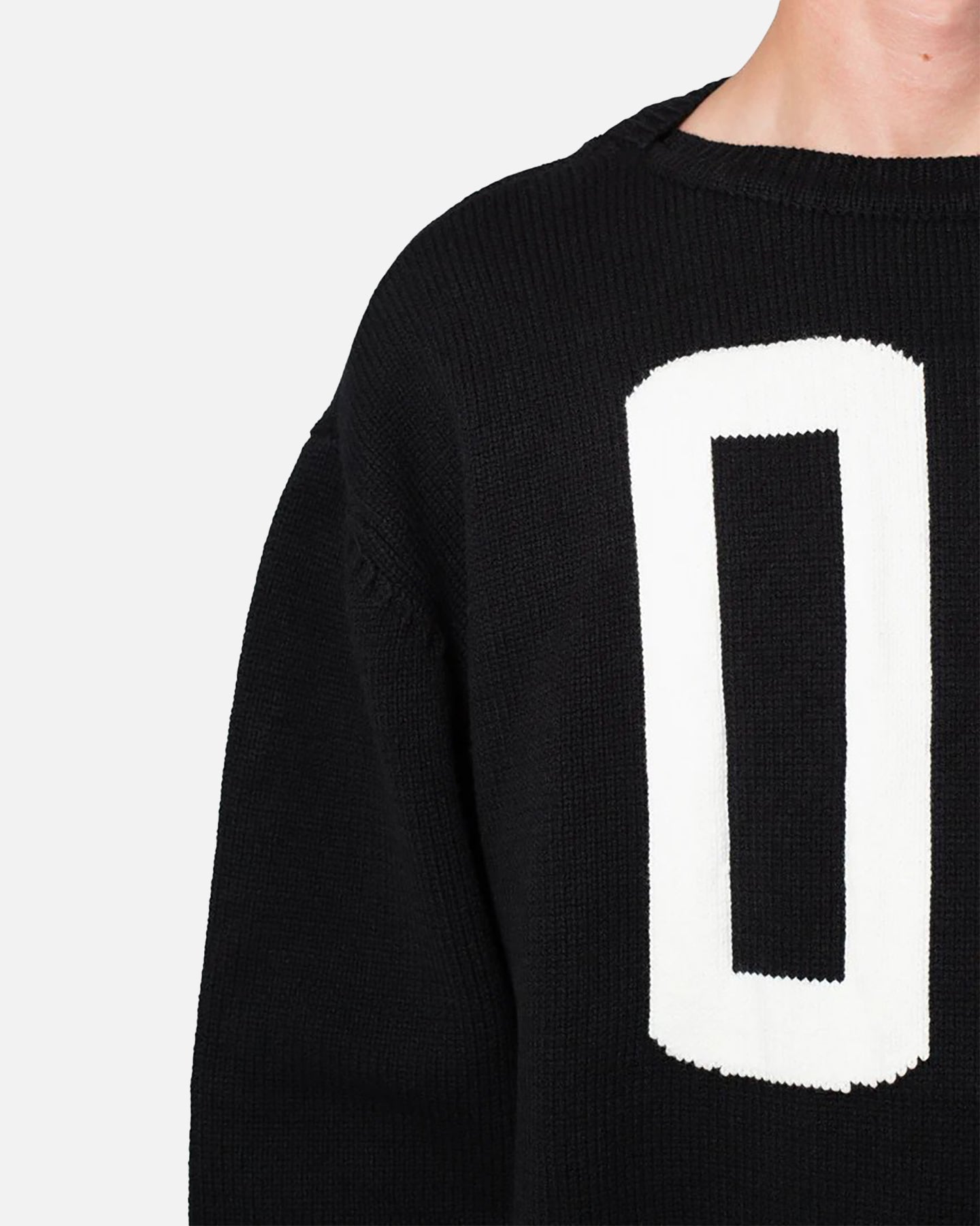 MNML Varsity Knit Sweater Black | Culture Kings US