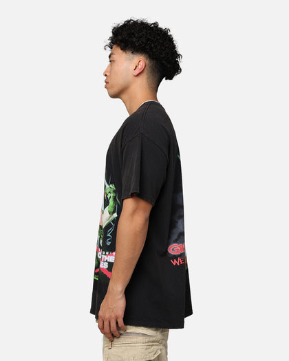 Goat Crew X Gremlins We're Back T-Shirt Black Wash