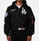 New Era Los Angeles Dodgers Alpha Industries L-2B Hooded Bomber Jacket Black