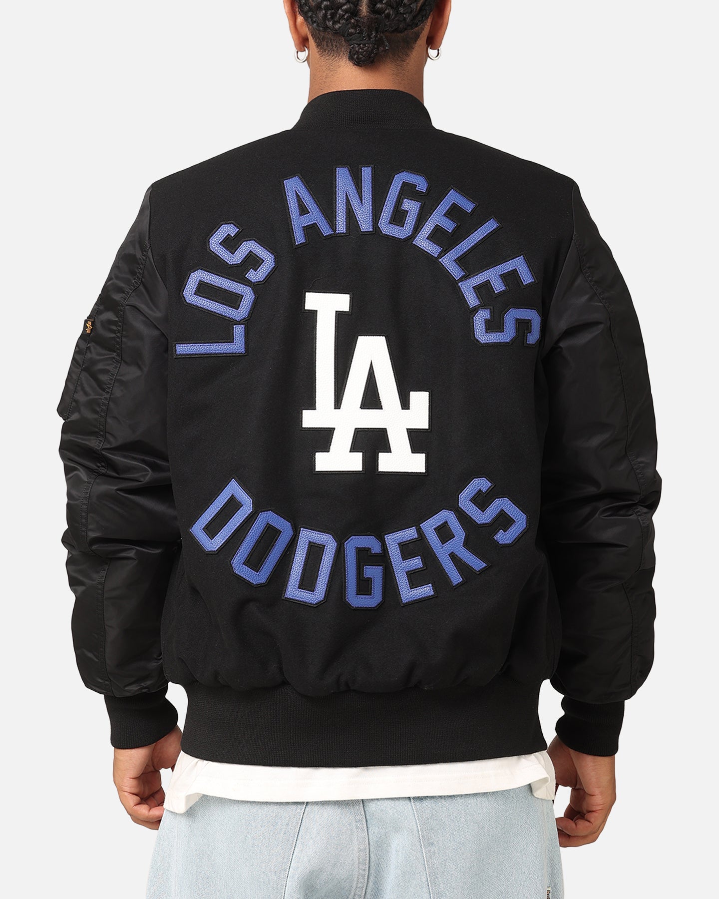 New Era Los Angeles Dodgers Alpha Industries MA-1 Wool Varsity