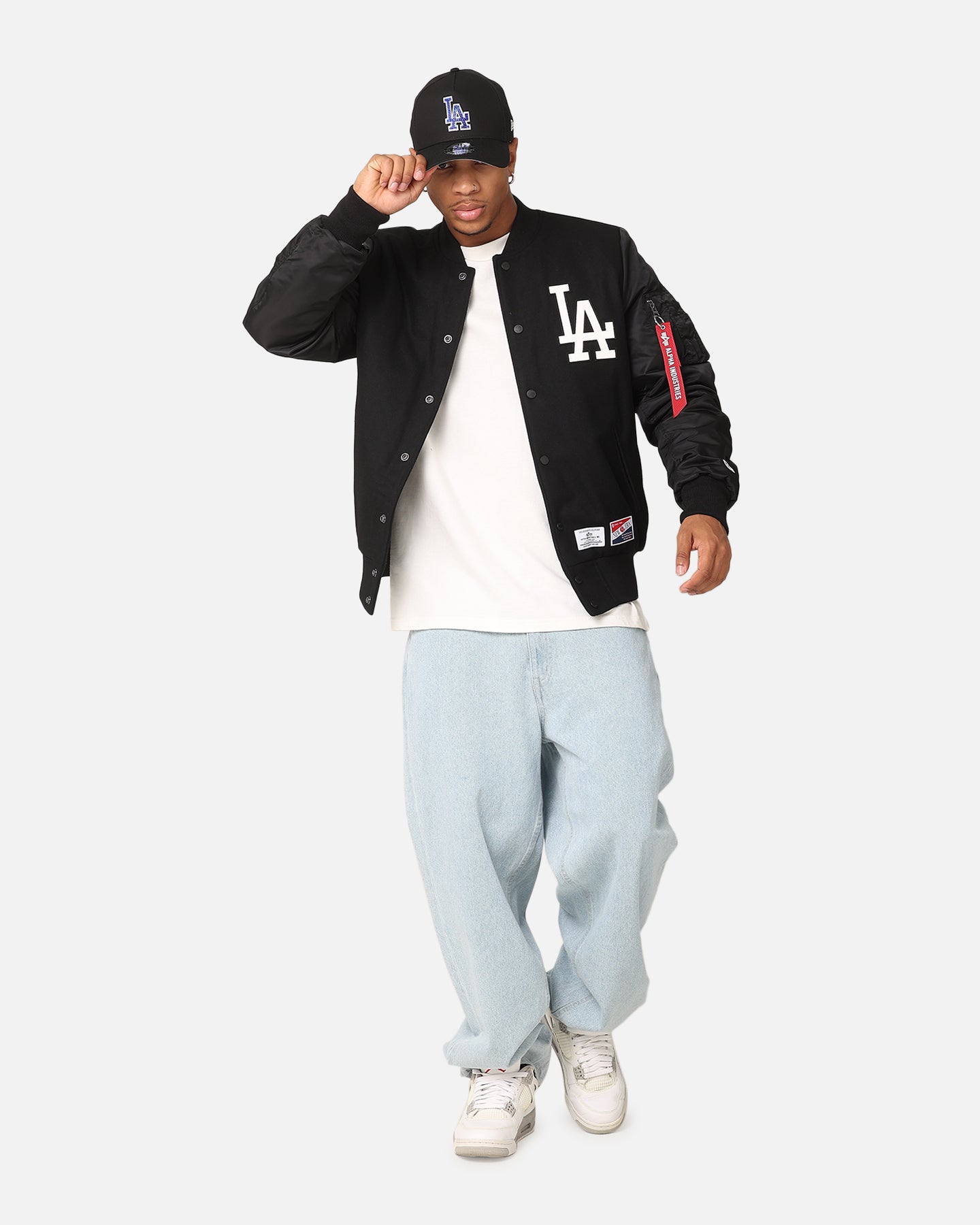 New Era Los Angeles Dodgers Alpha Industries MA-1 Wool Varsity