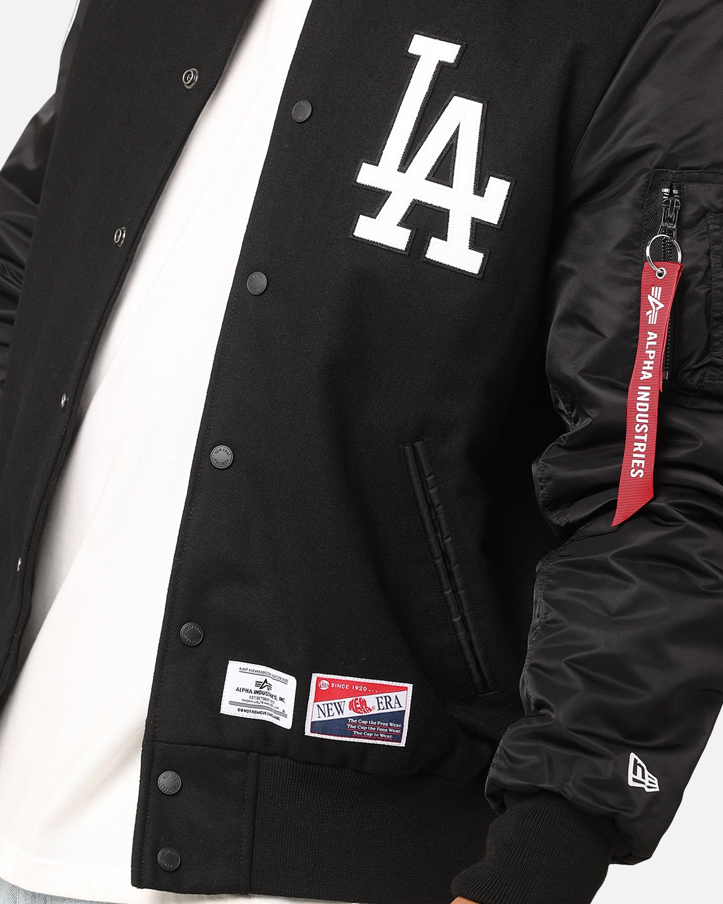 New Era Los Angeles Dodgers Alpha Industries MA-1 Wool Varsity