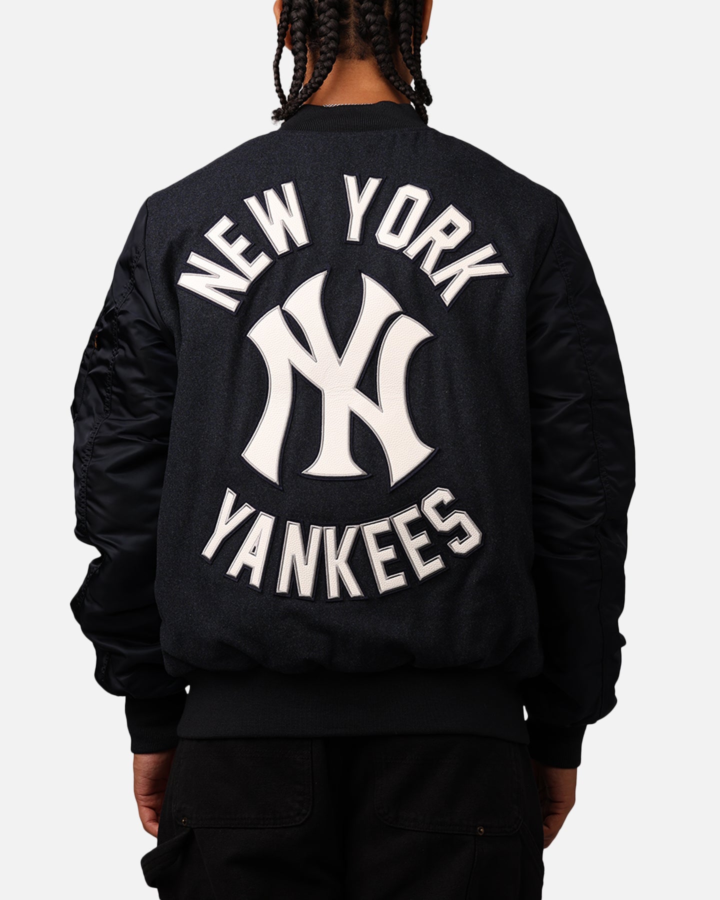 New Era New York Yankees Alpha Industries MA-1 Wool Varsity Jacket