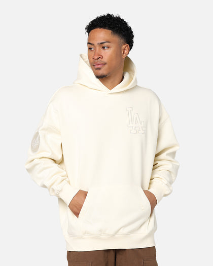 Pro Standard Los Angeles Dodgers Drop Shoulder Hoodie Eggshell