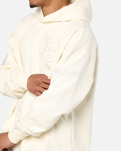 Pro Standard Los Angeles Dodgers Drop Shoulder Hoodie Eggshell