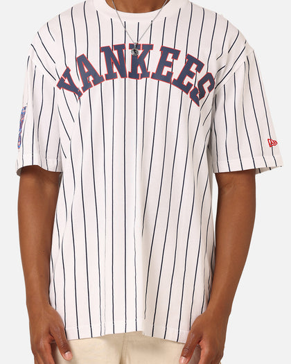 New Era New York Yankees T-Shirt White Pinstripe