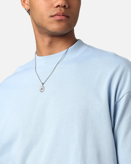 Culture Kings Oversized Blank T-Shirt Light Blue