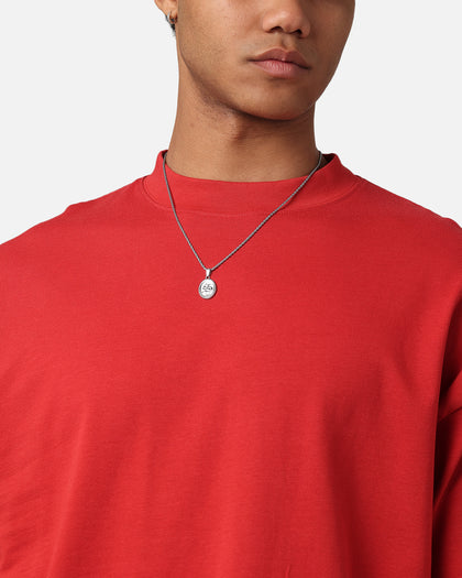 Culture Kings Oversized Blank T-Shirt Red