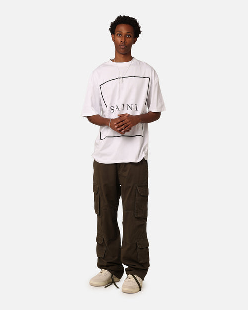 Saint Morta Jaded Box Logo T-Shirt White