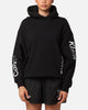 Calvin Klein Women's Multi Placement Logo Hoodie Black