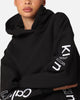 Calvin Klein Women's Multi Placement Logo Hoodie Black