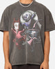 Goat Crew X The Nightmare Before Christmas Lock Shock & Barrel Heavyweight Vintage T-Shirt Black Wash