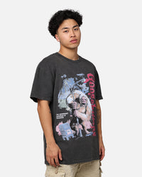 73Studio X Goosebumps Abominable Snowman Heavyweight T-Shirt Black Wash