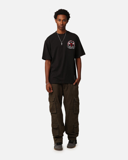 Mitchell & Ness Chicago Bulls Arch T-Shirt Faded Black