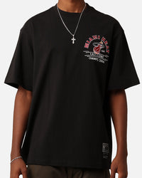 Mitchell & Ness Miami Heat Arch T-Shirt Faded Black